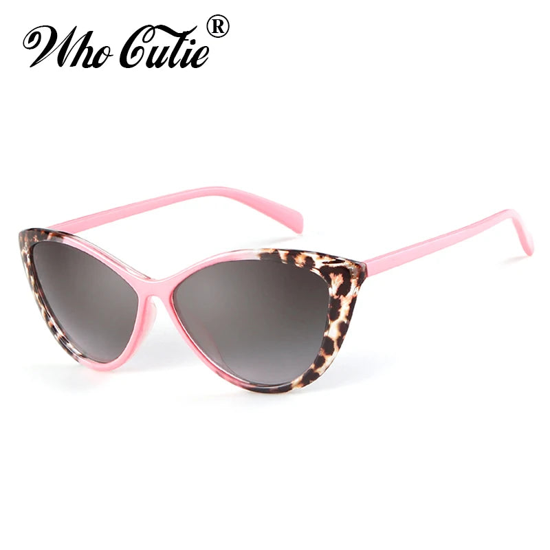 Fashion Trendy Cat Eye Sunglasses Brand Design Vintage Retro Leopard Frame Sun Glasses Women