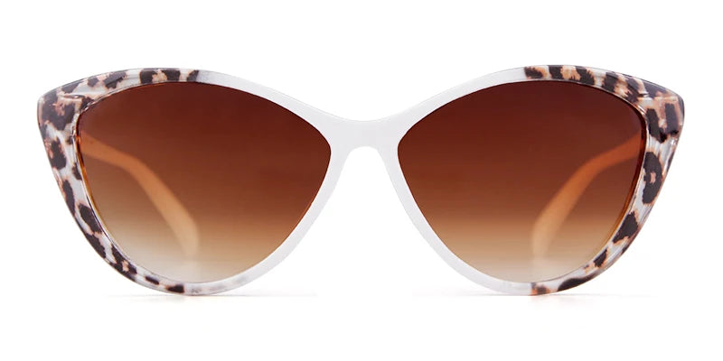 Fashion Trendy Cat Eye Sunglasses Brand Design Vintage Retro Leopard Frame Sun Glasses Women