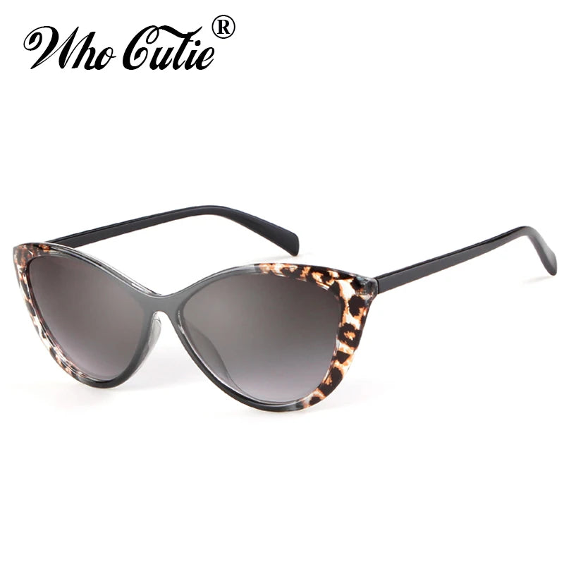 Fashion Trendy Cat Eye Sunglasses Brand Design Vintage Retro Leopard Frame Sun Glasses Women