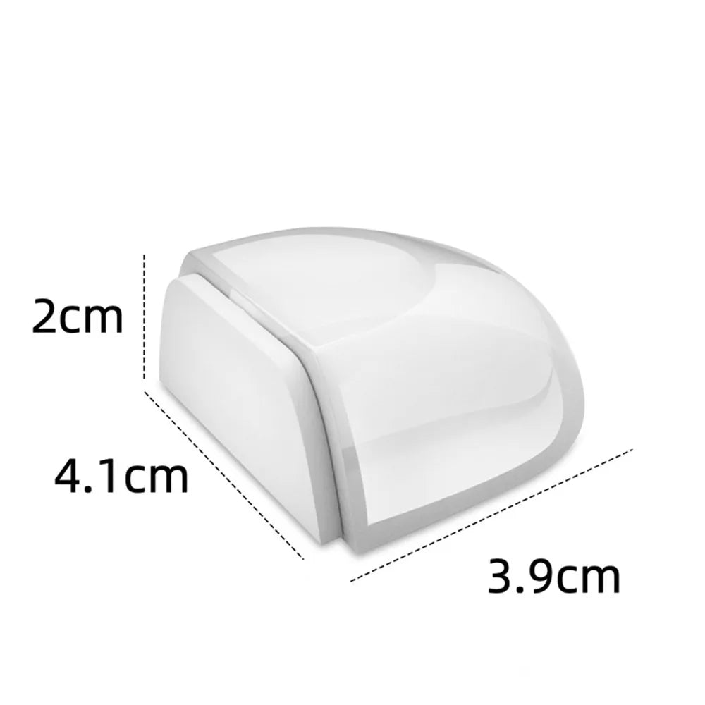 1pc Transparent Door Stopper Self Adhesive Door Holder Catch Floor Mounted Door Stop for Protection of Wall and Furniture Access