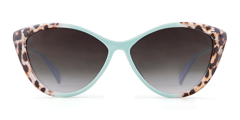Fashion Trendy Cat Eye Sunglasses Brand Design Vintage Retro Leopard Frame Sun Glasses Women