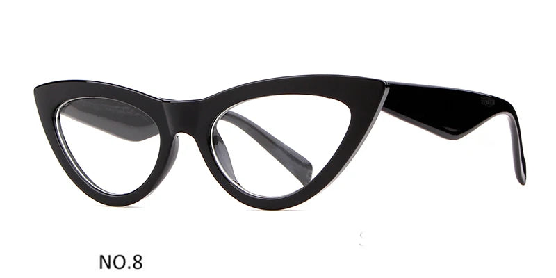Retro Red Cat Eye Sunglasses Women Designer Festival Flat Top Mirror Sun Glasses