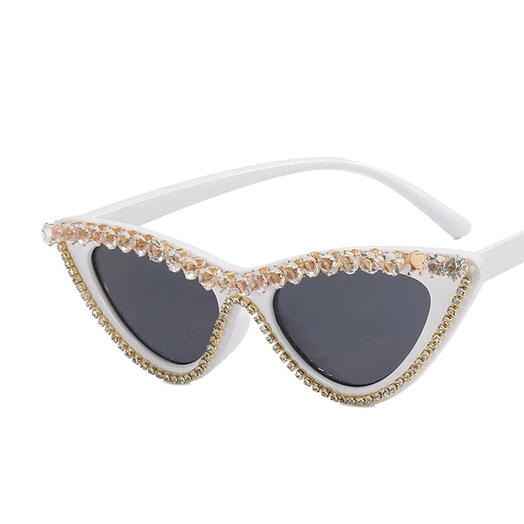 Rhinestone Classic Sunglasses Noble Luxury Designer Glasses UV400