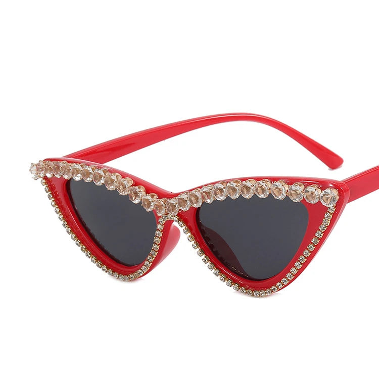 Rhinestone Classic Sunglasses Noble Luxury Designer Glasses UV400
