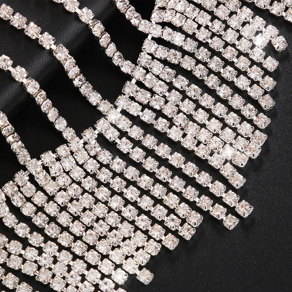 Mesh Hair Accessories Luxury Designer for Women Girl Ornaments 1920s Gatsby Gift Forehead Wedding Headpiece