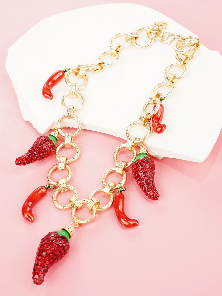 Marine Fish Fashion Choker Necklace Layer Girls Women Ladies Boho Pink Pendant Love Jewelry Geometric Mermaid Accessories