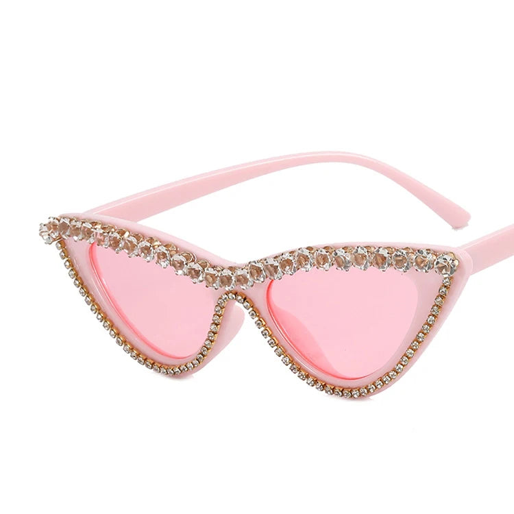 Rhinestone Classic Sunglasses Noble Luxury Designer Glasses UV400