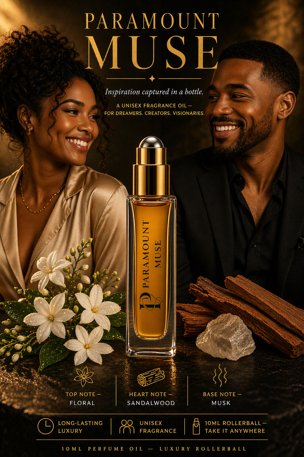 Paramount Muse – Perfume Oil (10ml Rollerball)