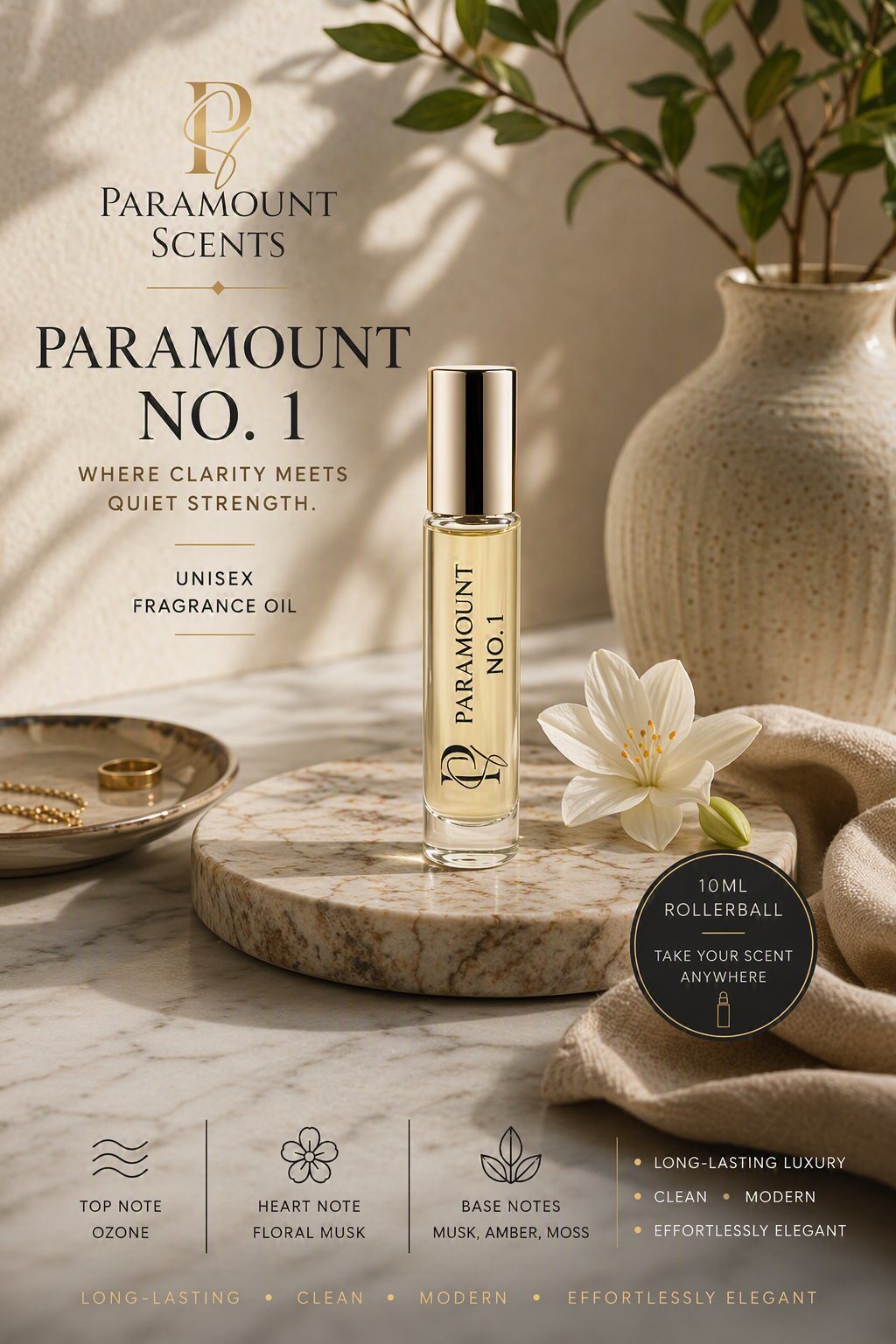 Paramount No. 1 - Perfume Oil (10ml Rollerball)