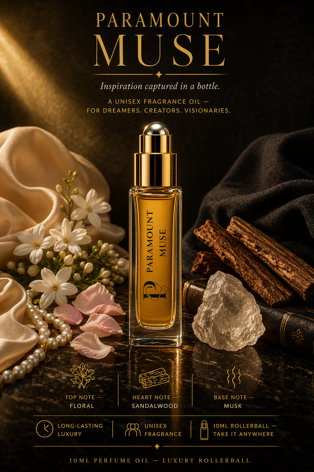 Paramount Muse – Perfume Oil (10ml Rollerball)